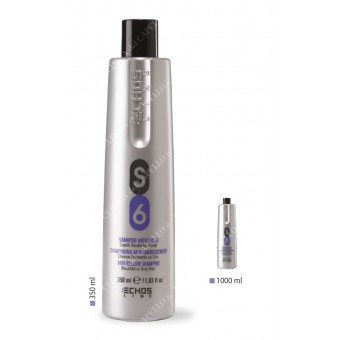 Echosline Classic S6 Shampoo antigiallo capelli decolorati e grigi • 350 ml • 1000 ml